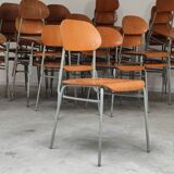 Lot of 24 chairs school chairs industrial style ex Czechoslovakia 1950