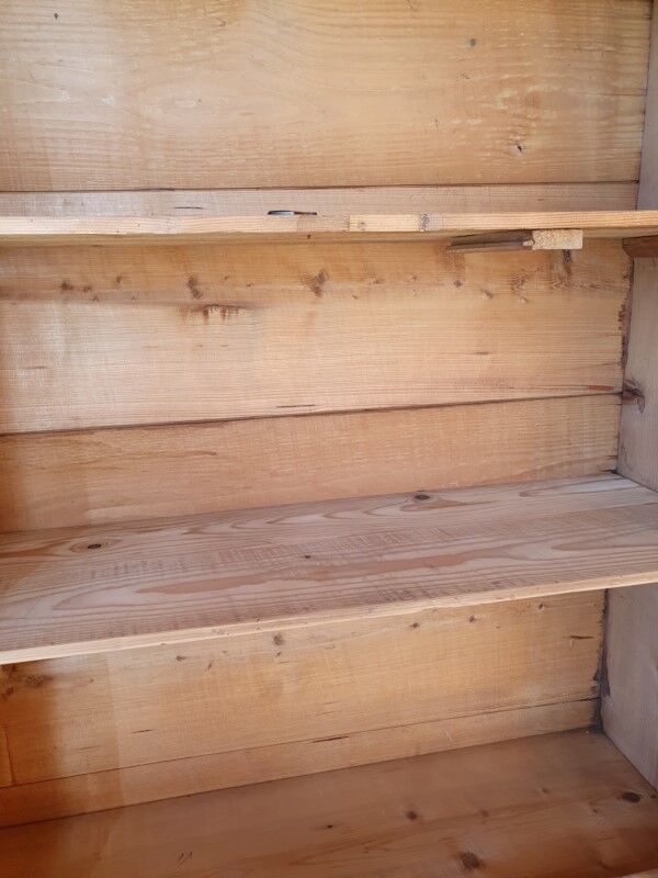 Small Parisian cabinet raw wood