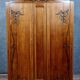 Art Deco period wardrobe in walnut and poplar circa 1930-1940