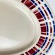 Oval plate Badonviller, "Scottish" model, Art Deco, 1930