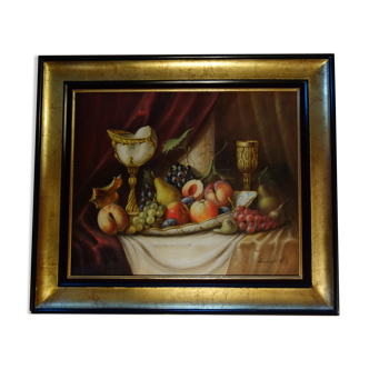Tableau nature morte aux fruits