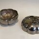 Silver-plated and brass pumpkin ice bucket