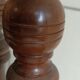Set pepper and salt shaker in xxl wood