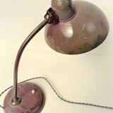 Former Kaiser Idell superb patina Model 6551 wide reflector