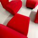 Modular design canapé Don Chadwick / Herman Miller vintage red
