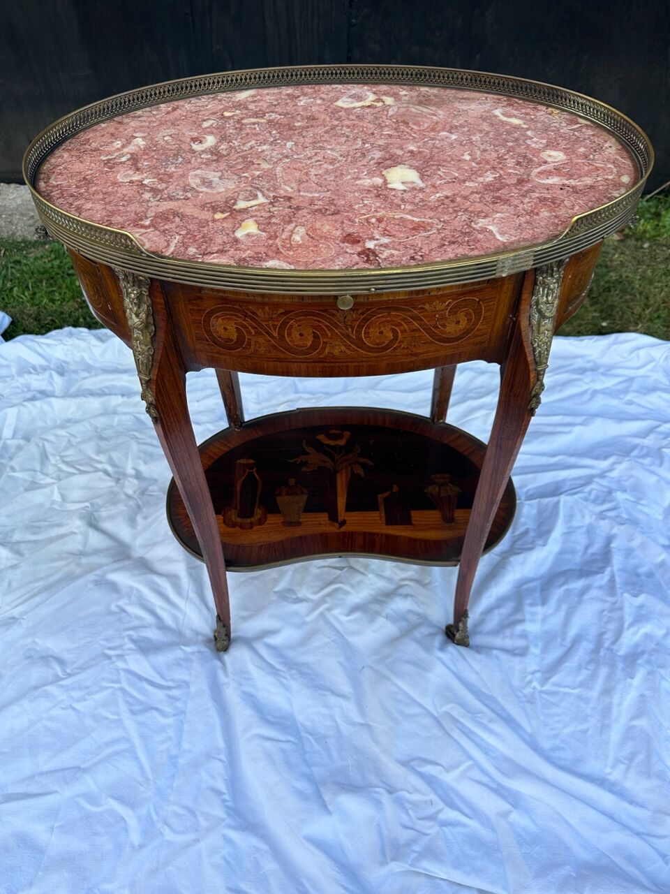 Console table called Cabaret Louis XVI style writing desk