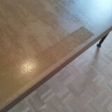 270 cm Grande table imposante Alain Richard hexagonal