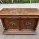 Henri II sideboard in carved wood, 1930.