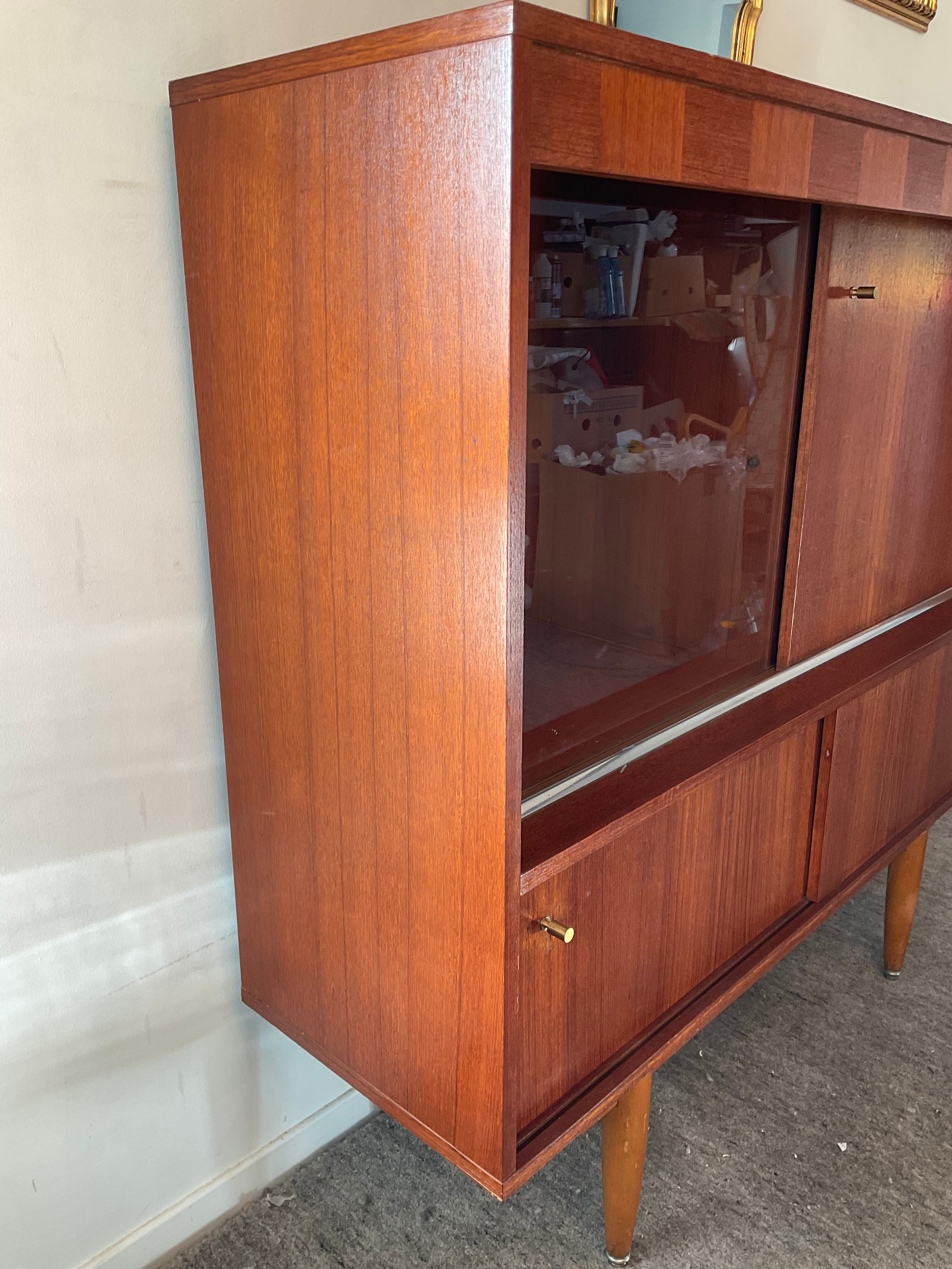 Scandinavian teak bar from the 60s and 70s