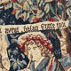 Vintage tapestry hand-screen printed in France