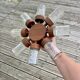 Vintage wall spice wheel digsmed teak 1964