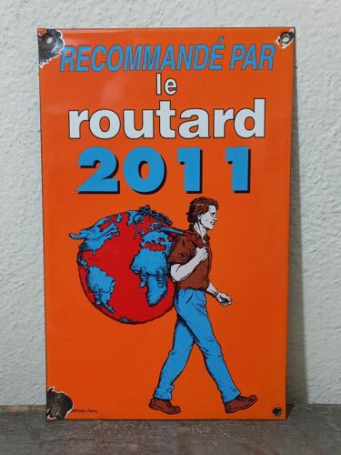 Plaque émaillée Le Routard guide du routard Hôtel Restaurant - 2011
