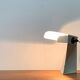 Lampe de table minimaliste en tole de l'ère spatiale italienne des années 60 par G. Grego.