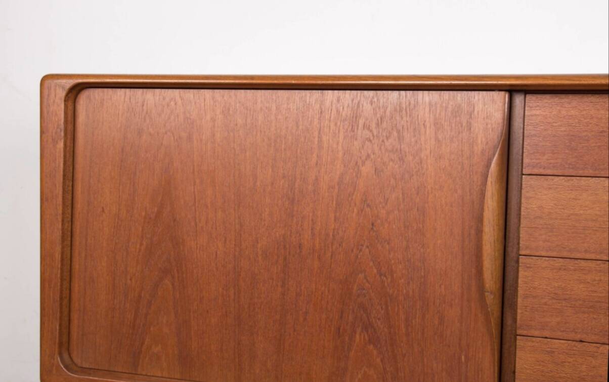 Vintage Scandinavian sideboard by Henry Walter Klein for Bramin