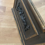 Black and gold mirror - 140x63cm