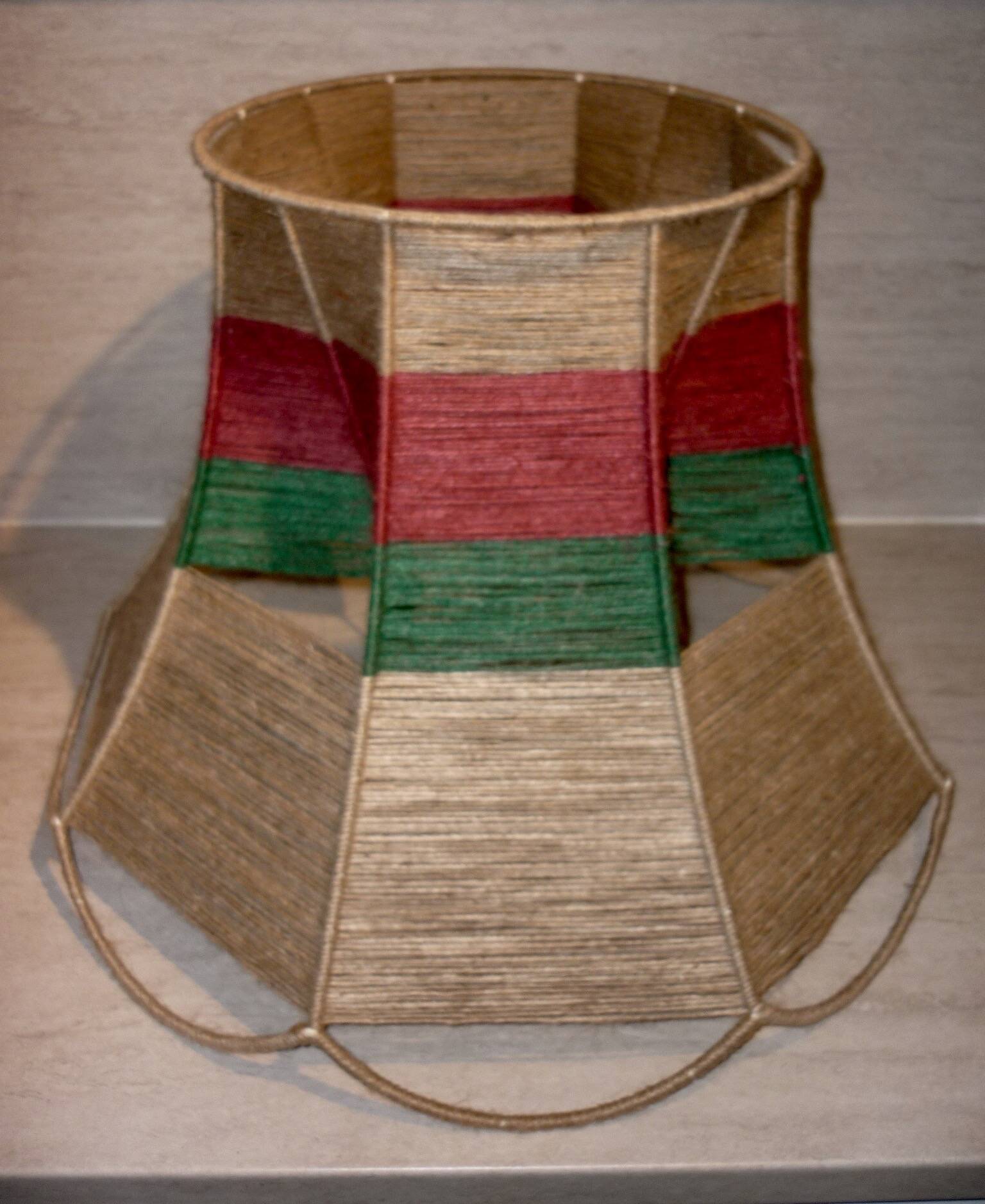 Braided jute lampshade 60 cm ø