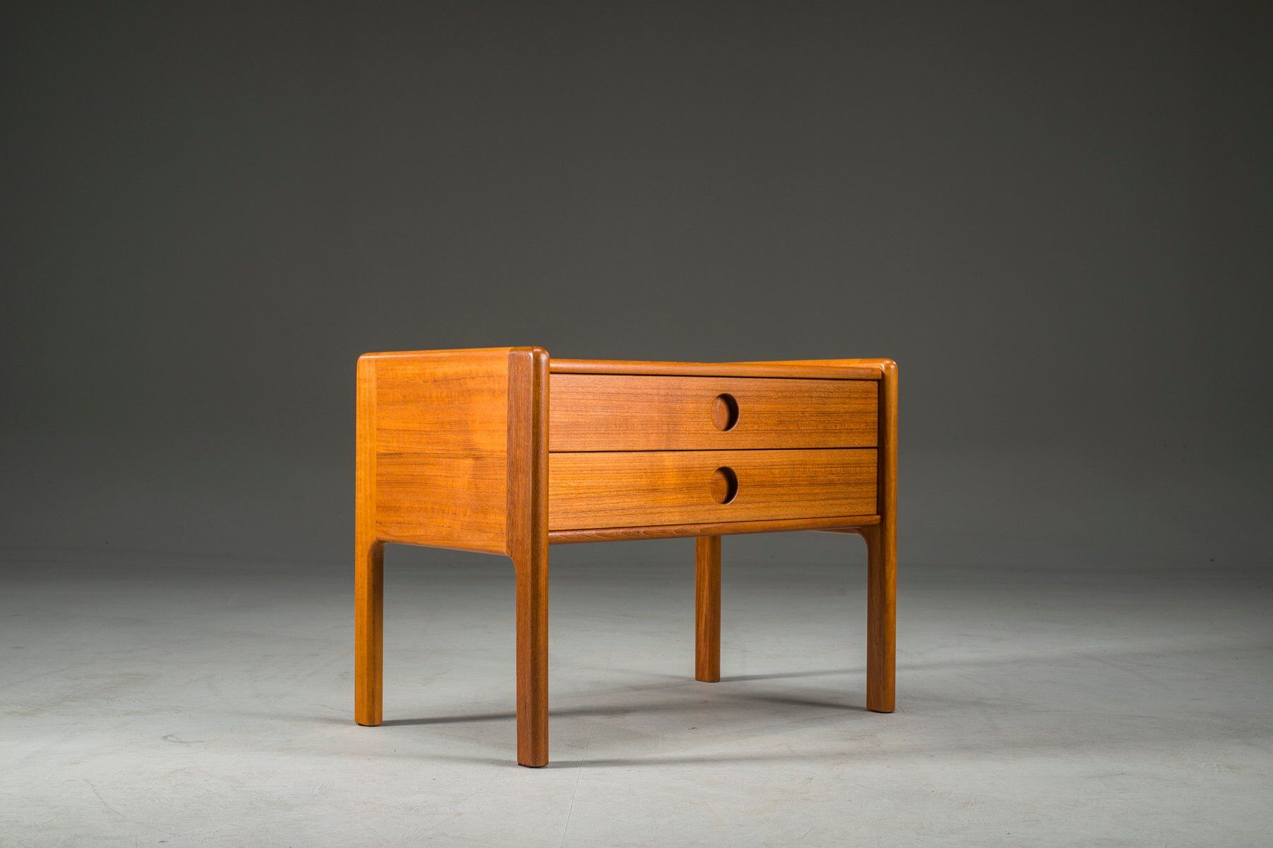 Danish teak model VM202 nightstand attributed to Vildbjerg Møbelfabrik, 1960s