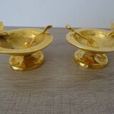 Pair of salters bird snake design Michael Aram 1990