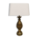 Vintage French brass pineapple table lamp ananas