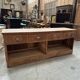 Art Deco counter in solid oak