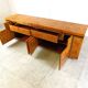 Burl wood credenza by Jean Claude Mahey, 1970s