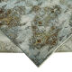Hand-knotted antique anatolian 1970s 198 cm x 292 cm blue carpet