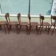 Lot of 6 wooden bistro chairw German