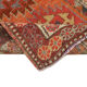 Handwoven rustic anatolian red runner carpet 93 cm x 374 cm