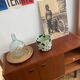 Small vintage sideboard with black metal legs