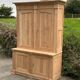 Two-part cherry wood sideboard