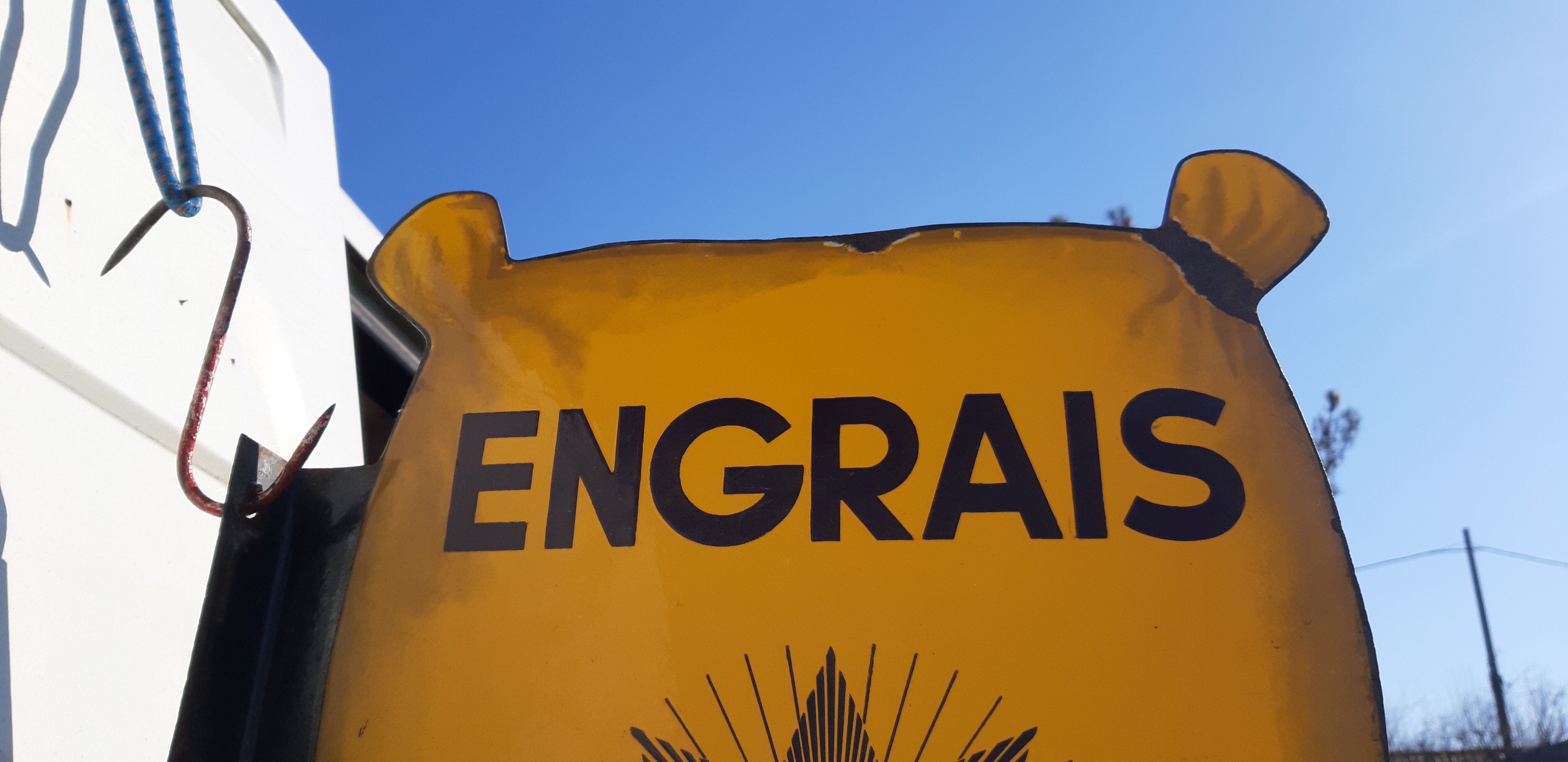 Enamelled plate Kuhlmann