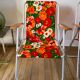 Paire de chaises de camping à fleurs vitaminées 70