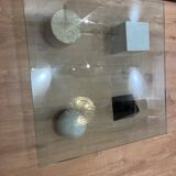 Table basse design martinelli luce "metafora", lella & massimo vignelli