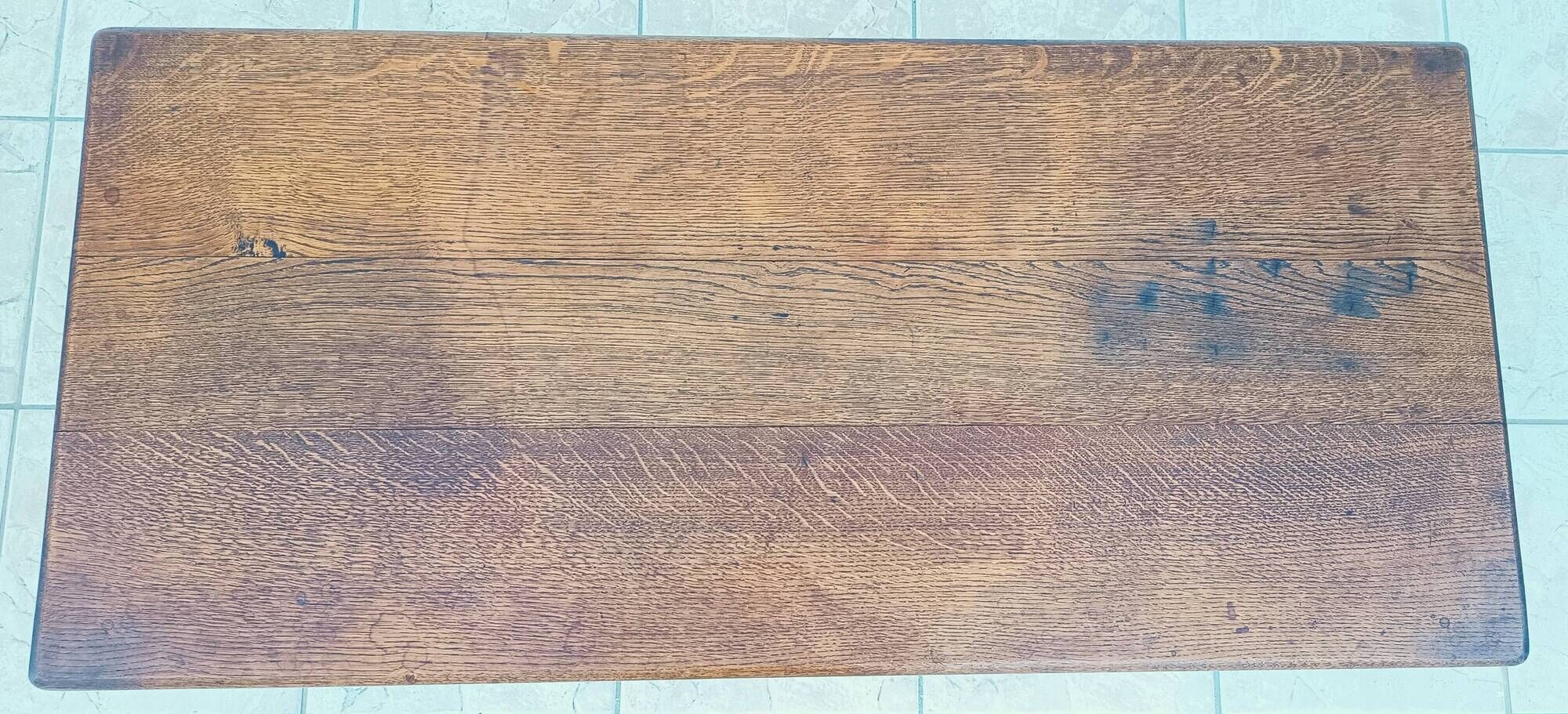 Solid oak coffee table
