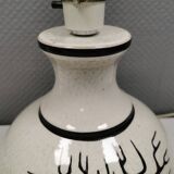 Large table lamp in ceramic by Danish Allan Hytholm 1980s.