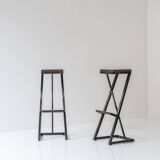Set of two prototype bar stools from the 1950s.