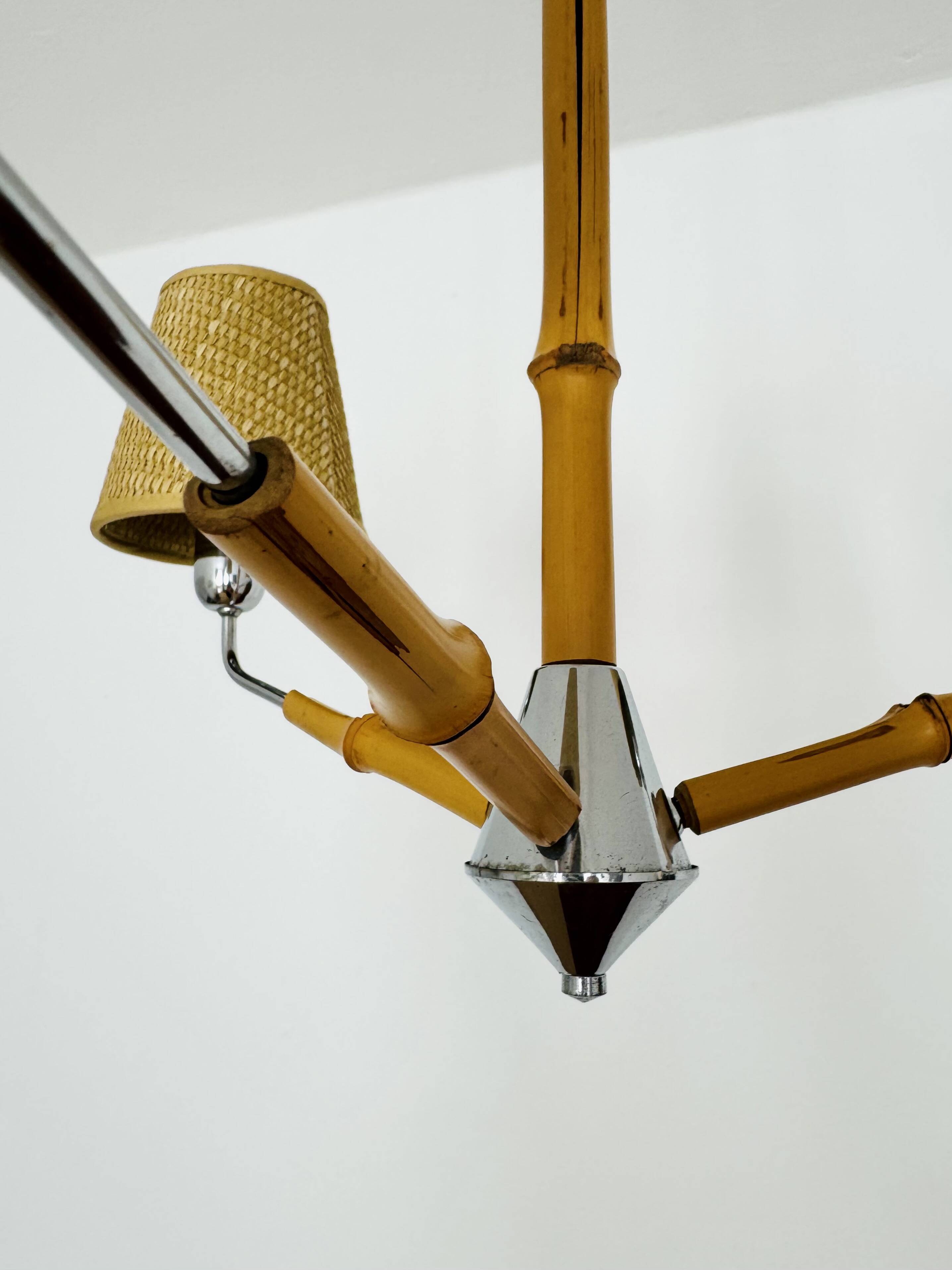 Bamboo Chandelier by Rupert Nikoll