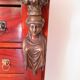 Antique Weekly Planner/Empire Style Commode-Caryatid-Patinated Bronze - 1950