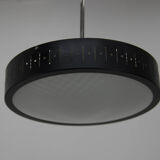 Mid-century black and white chandelier, 1960