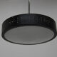 Mid-century black and white chandelier, 1960
