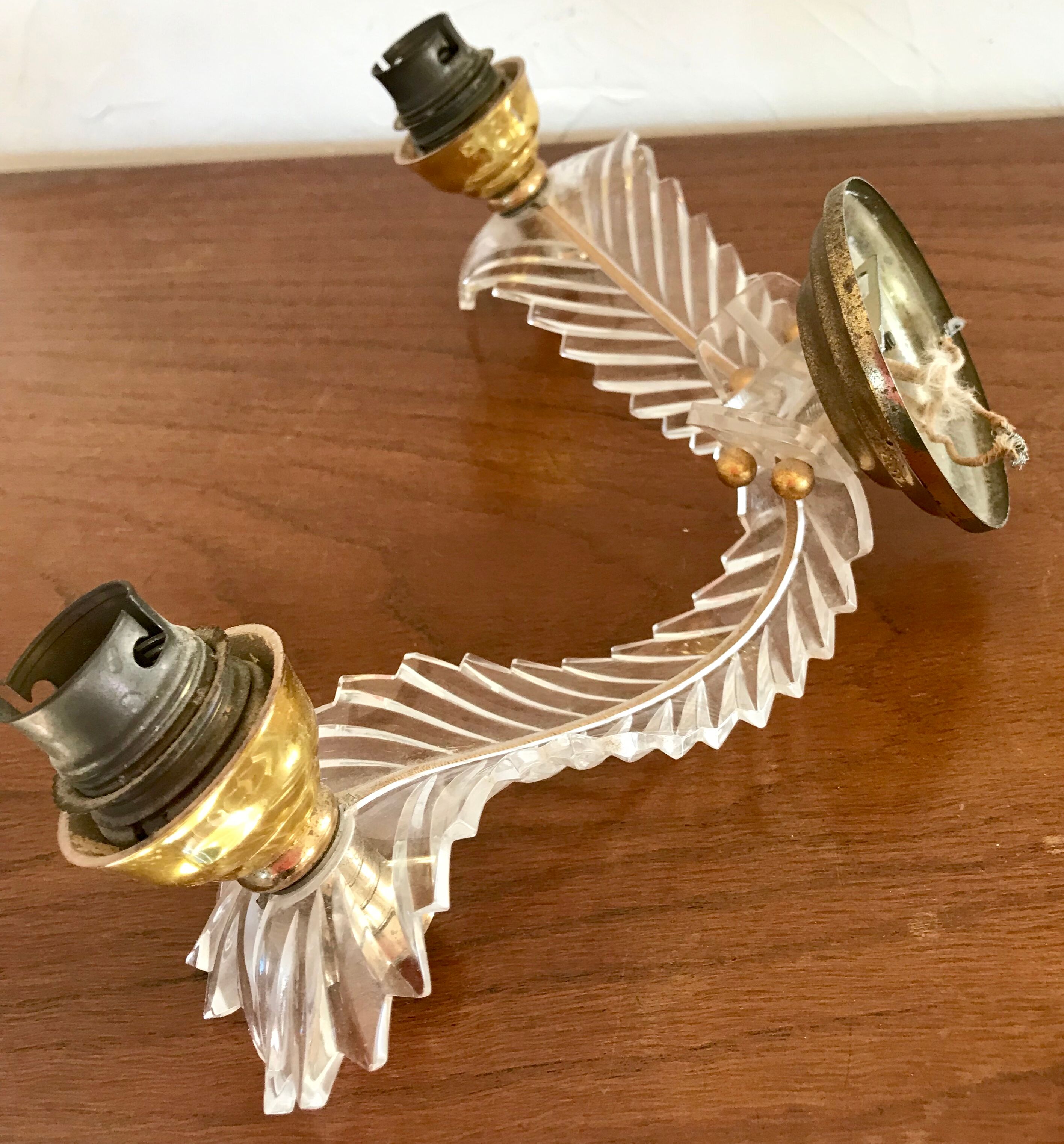 Pair of wall lamps