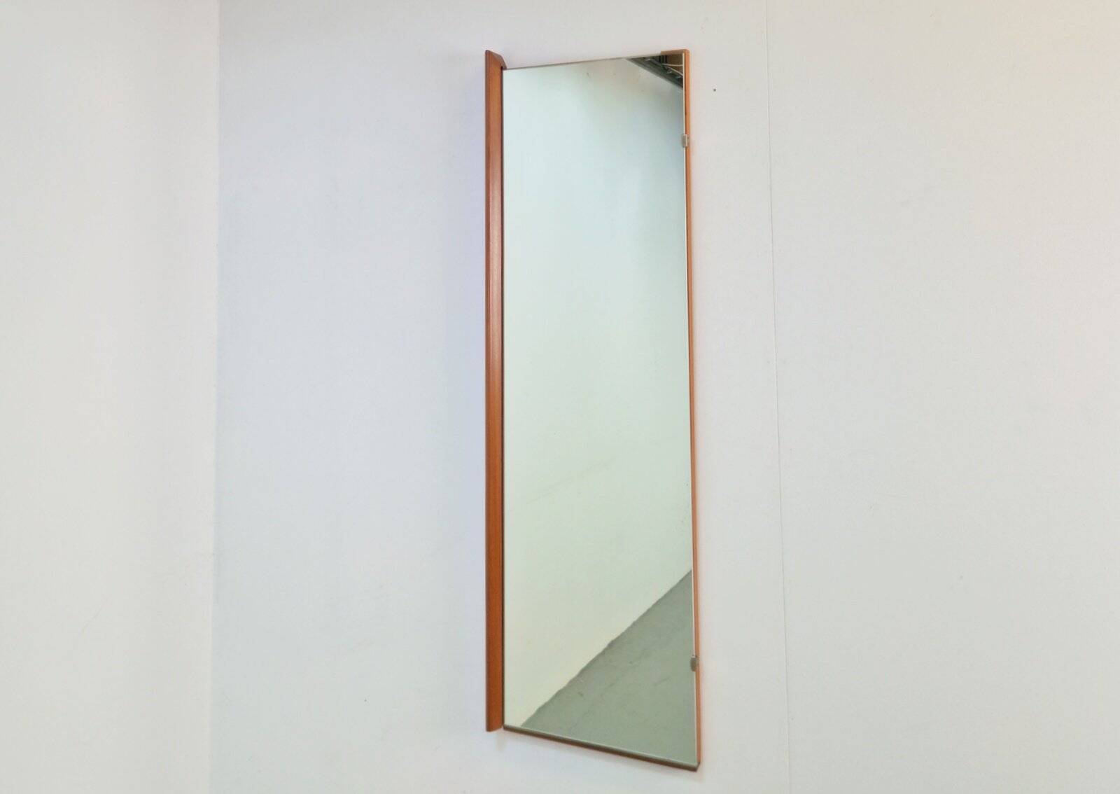 Mid-Century Scandinavian Rectangular Teak Mirror, 1960s
