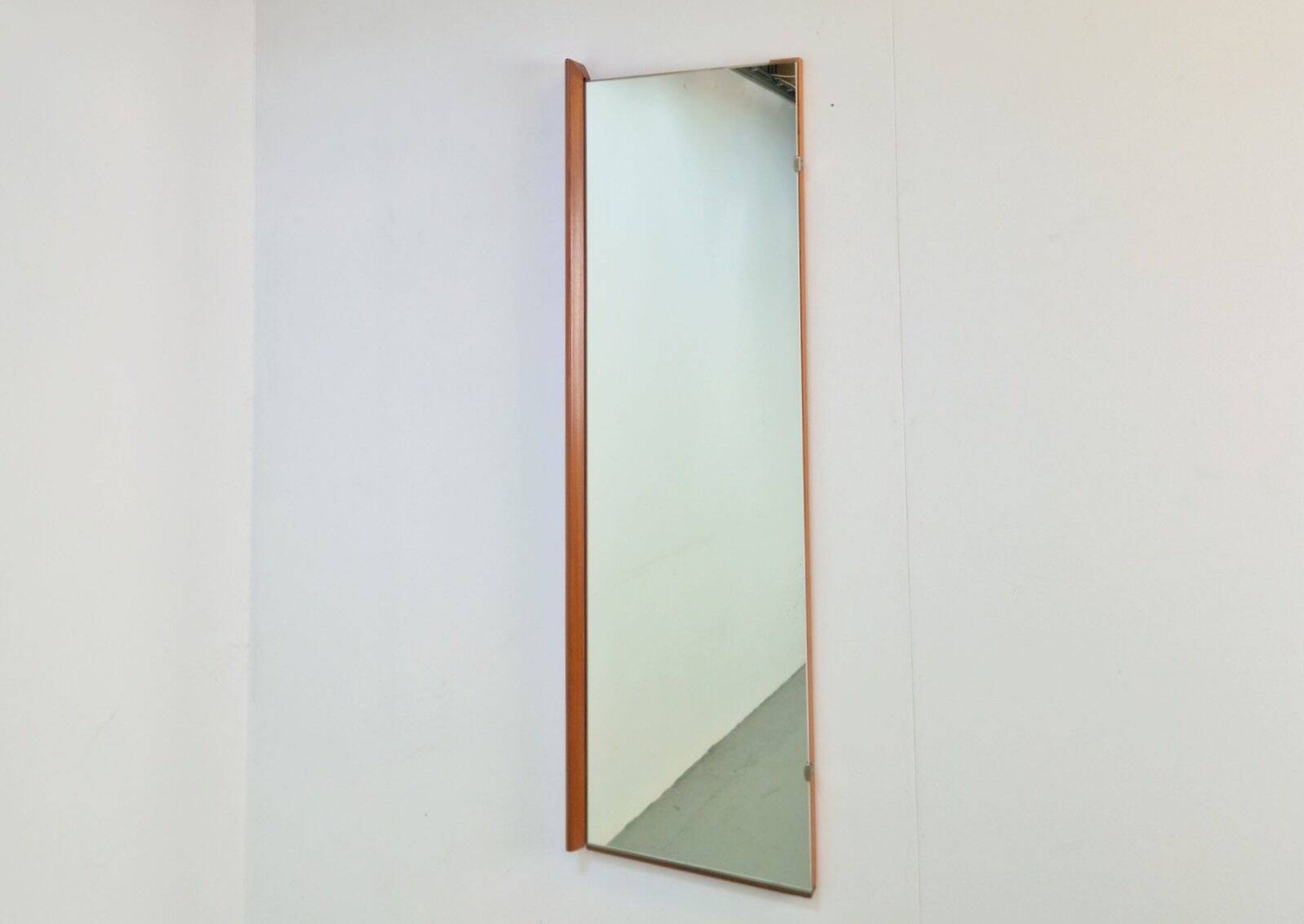 Mid-Century Scandinavian Rectangular Teak Mirror, 1960s