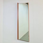 Mid-Century Scandinavian Rectangular Teak Mirror, 1960s
