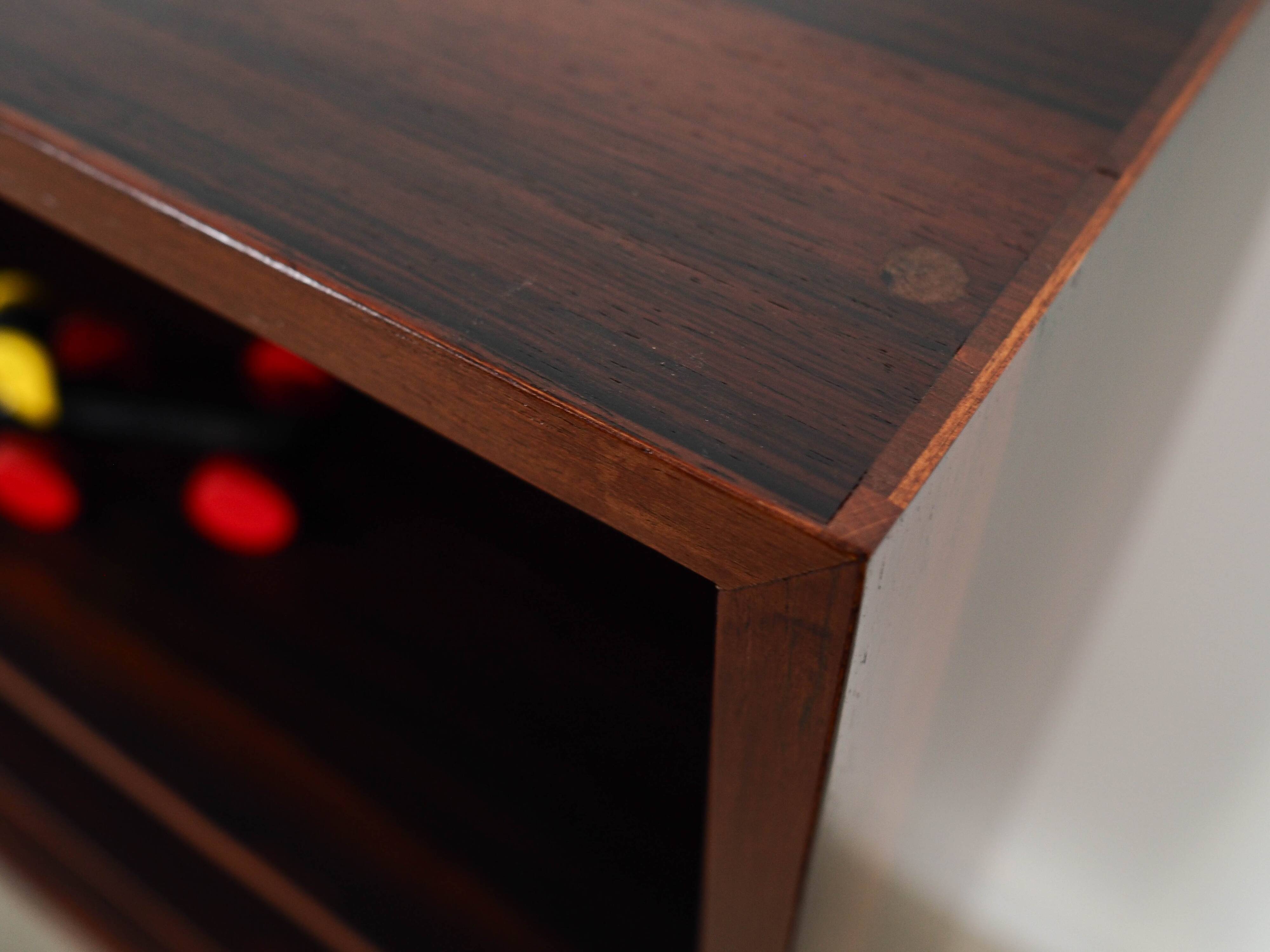Rosewood bookcase, Danish design, 1970s, made in Denmark