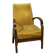 1950s English bridge chair in beech.