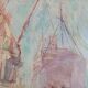 Oil on canvas representing the port of Nantes by J. Levy 20th century