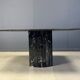 Vintage black marble dining table, 1970s