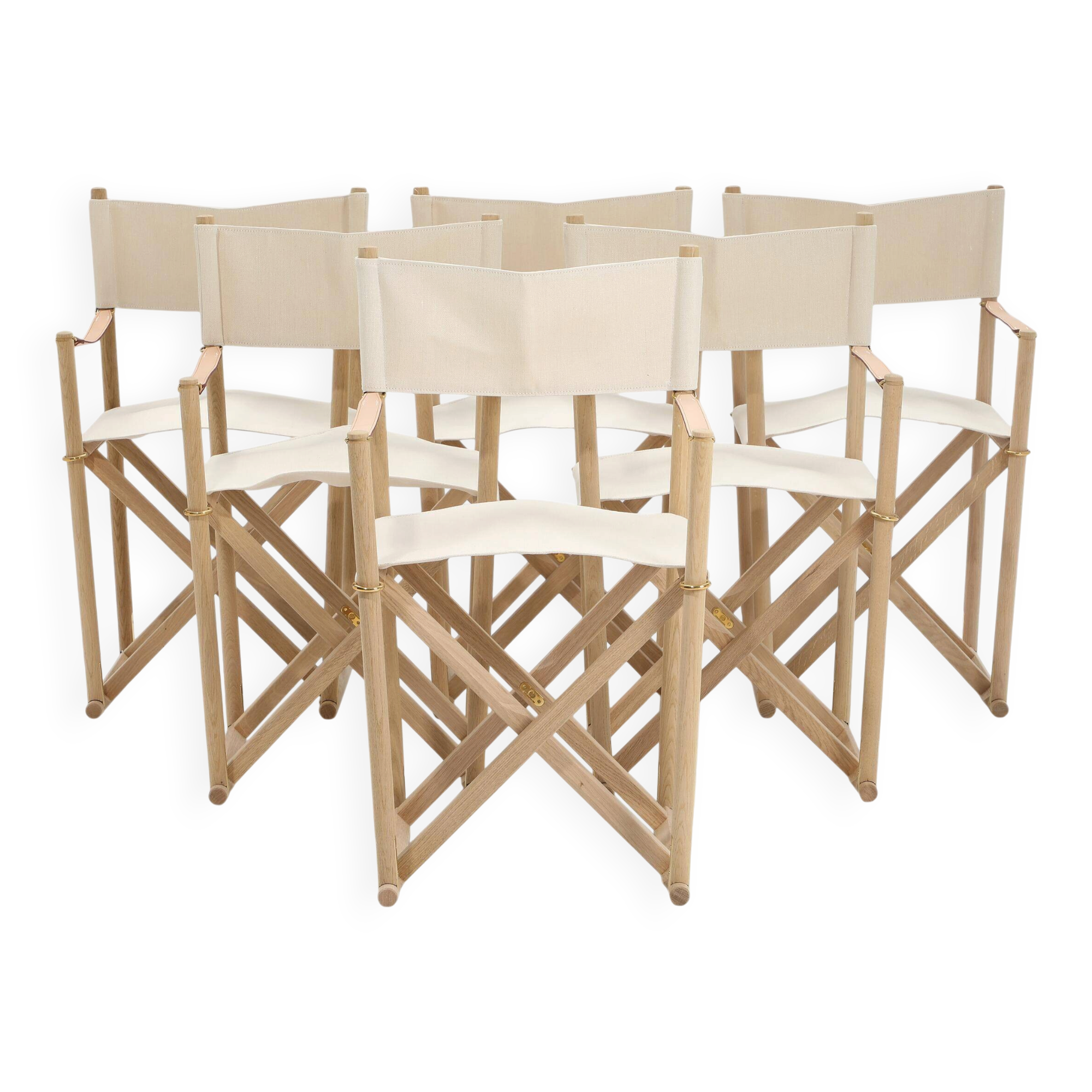 6 folding chairs Mogens Koch made by Carl Hansen