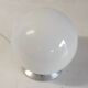 Plafonnier globe opaline - années 50/60